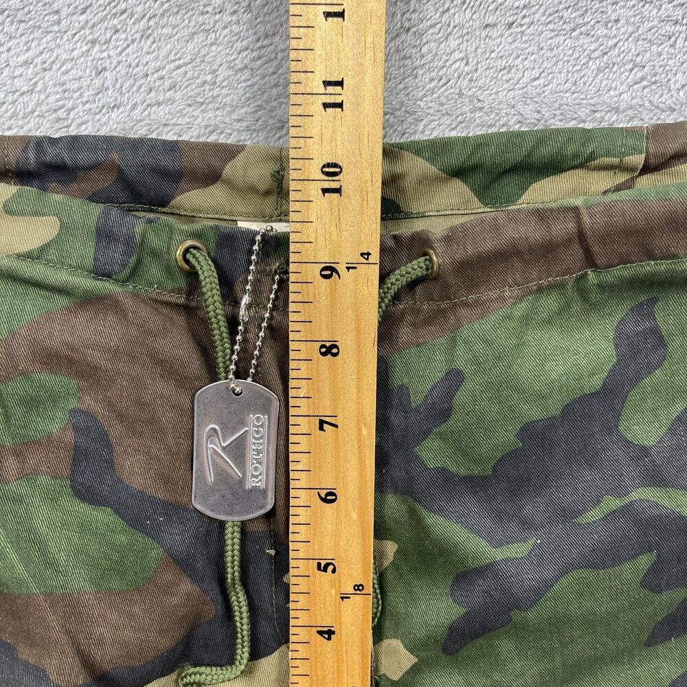 Rothco Vintage Paratrooper Fatigue Cargo Pants Womens Medium Green Woodland Camo - Picture 12 of 15